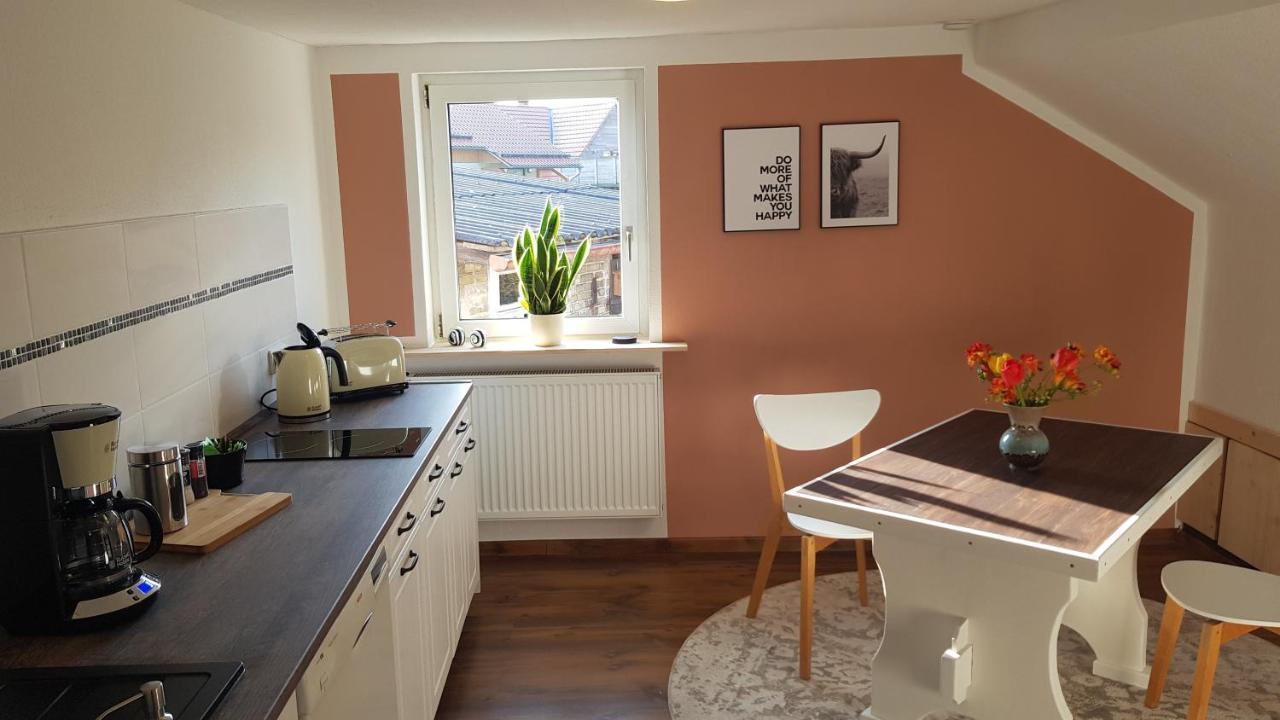 Ferienwohnung Malu Sol Im Harz - Stilvoll, Gemuetlich, Tierfreundlich - Mit Garten Allrode Buitenkant foto